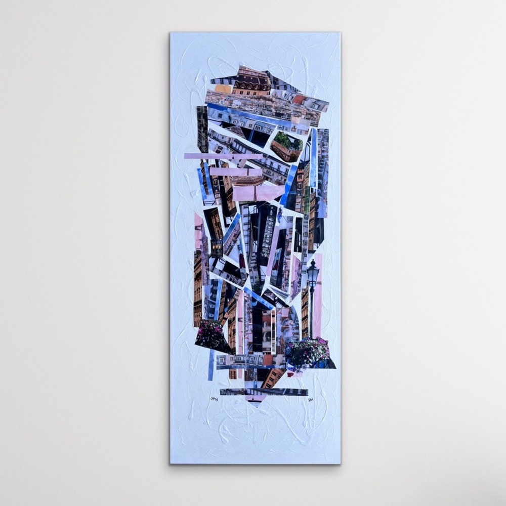 COPY - Mixed Media Art on canvas - Lost in the city IIII (2024)